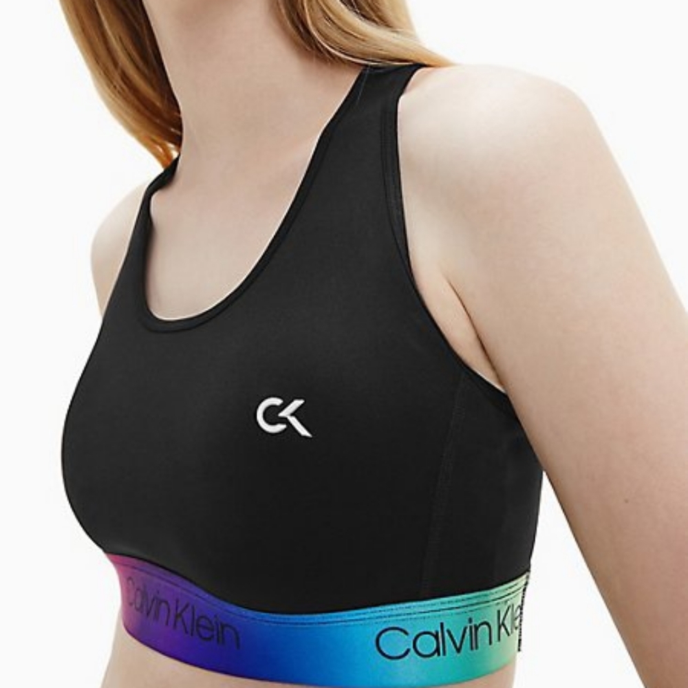 CALVIN KLEIN NEW PERFORMANCE SPORT BRA SIZE S